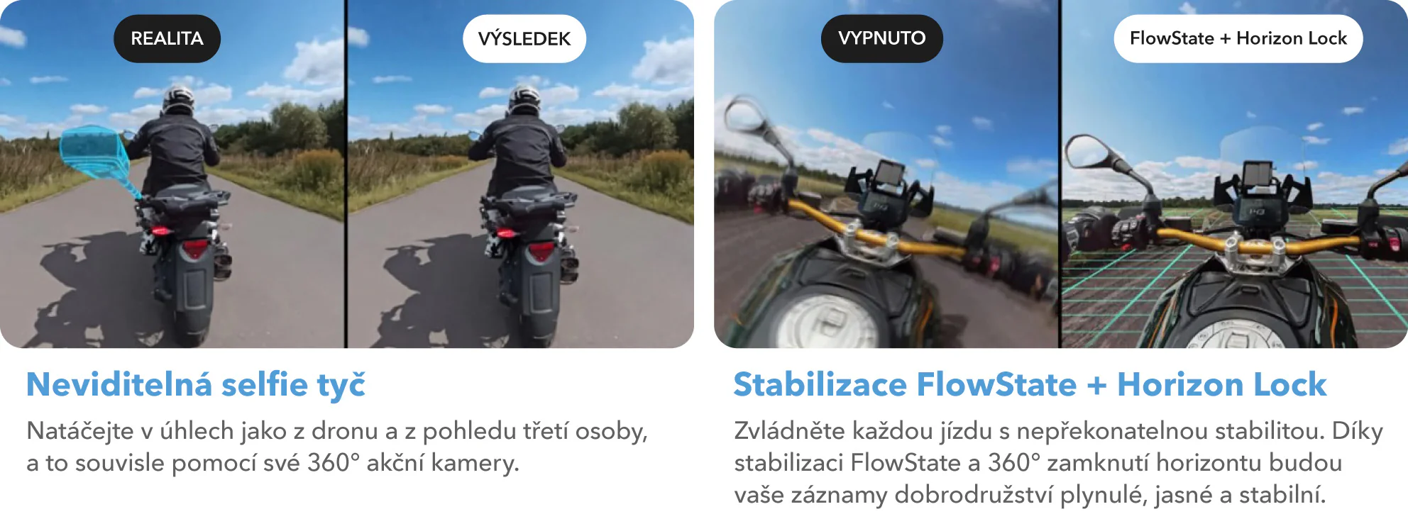 Insta360 X4 BMW limitovaná edice - neviditelná selfie tyč